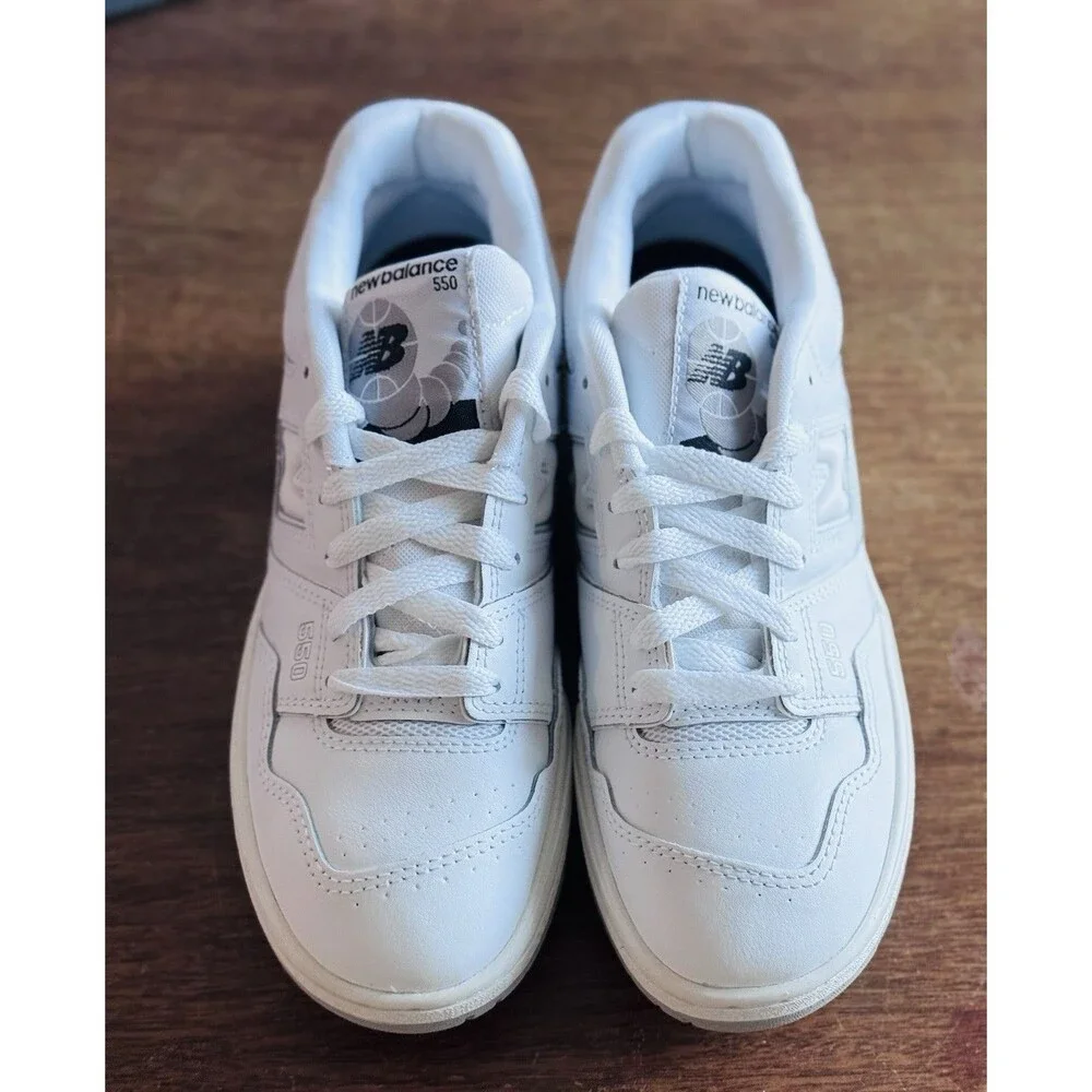 Youth Size 6 New Balance 550 Women’s Size 7.5 White GSB550PB NIB